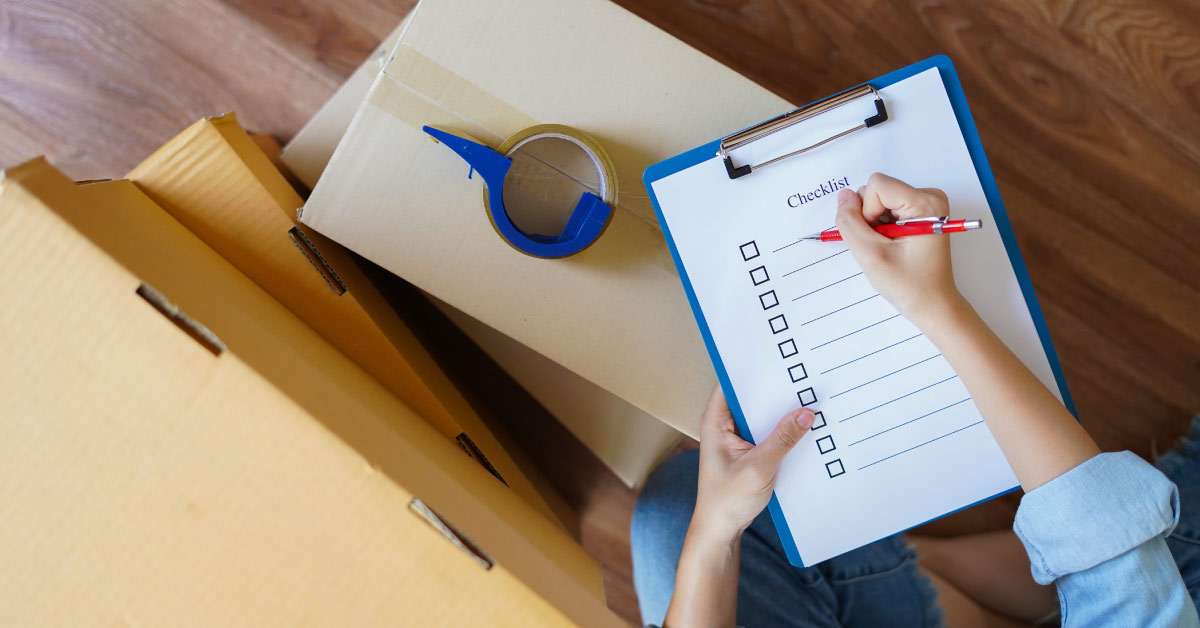 Moving house checklist